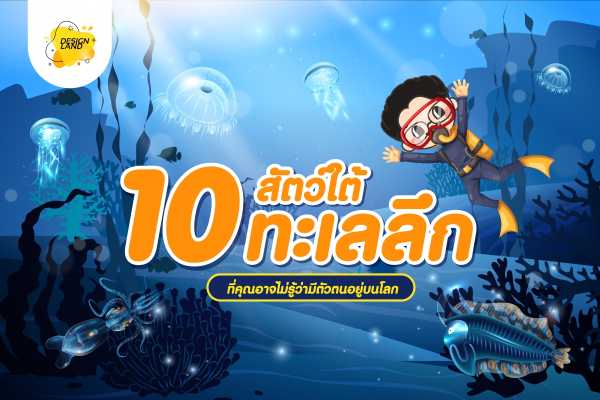 10 สัตว์ใต้ทะเลลึก ที่คุณอาจไม่รู้ว่ามีตัวตนอยู่บนโลก